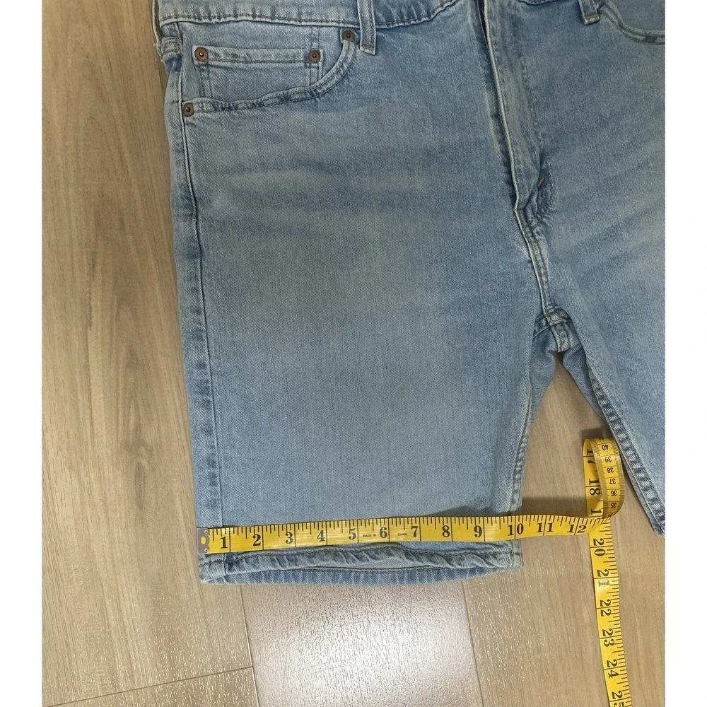 Levis 412 Mens Shorts Jorts Jeans Blue Size 40 - Picture 5 of 8